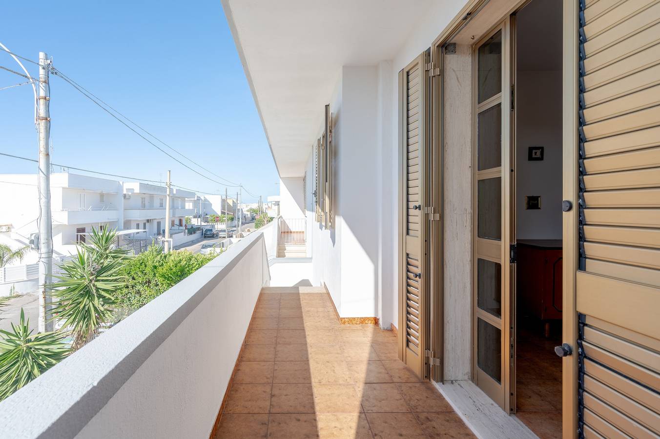 Apartment 'Villa Mezzaluna - Cielo' with Balcony and Air Conditioning in San Foca, Melendugno