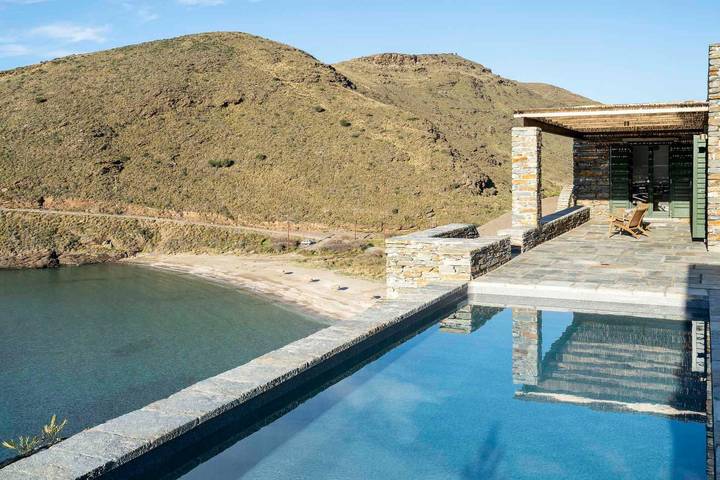 Villa pour 6 personnes, avec vue sur l’océan et terrasse dans Kea