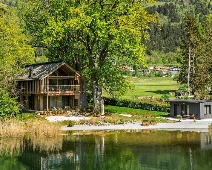 Ferienwohnung für 4 Personen, mit Balkon und Terrasse sowie Garten und Sauna am Ossiacher See