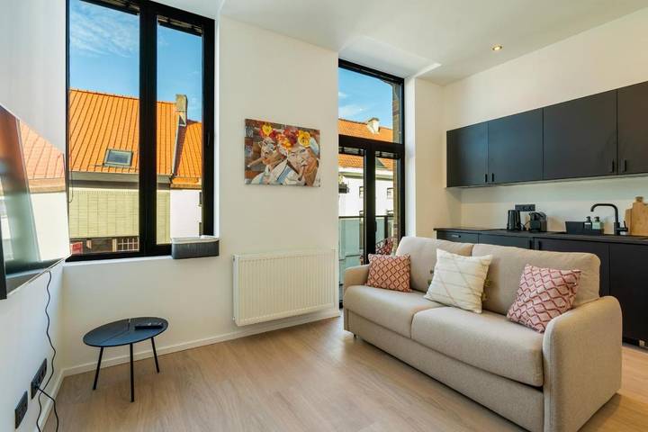 Vakantieappartement voor 4 personen, met terras in Gent