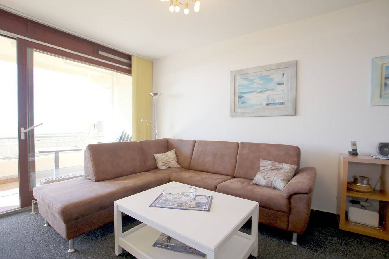 Ganze Wohnung, Ferienwhg. Wyk, 2 Zimmer, ca. 50 m² Hochparterre mit Meerblick auf die Halligen in Wyk auf Föhr (Stadt), Wyk auf Föhr