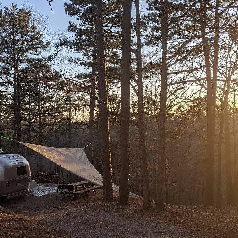 Airstream with Hot Tub and Sunset Deck at Loblolly P in Eureka Springs, Carroll County (AR)