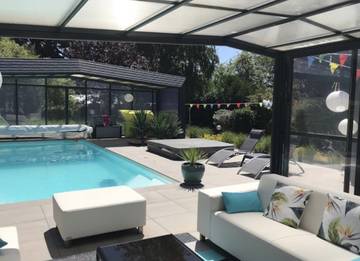 Chambre d’hôte pour 3 personnes, avec jacuzzi ainsi que piscine et jardin dans Les Bordes Aumont