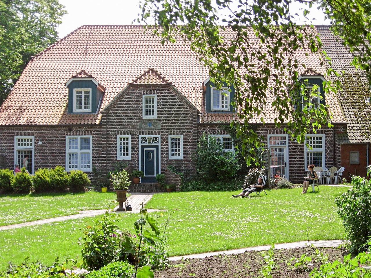 Ferienhof Historisches Altwerdumer Grashaus in Werdum - Ferienwohnung Taubenschlag in Werdum, Landkreis Wittmund