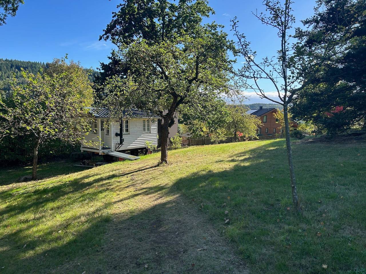 Ganze Ferienwohnung, Tiny Home Waldwagen Altes Forstamt Sinntal, sep. eig. Küche/Bad 50m entf., Bergblick, 18 Tqm Garten in Sinntal, Main-Kinzig-Kreis