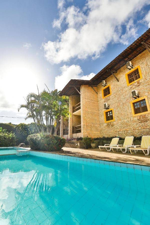 Pousadas para 2 pessoas, com piscina e terraço e ainda vista and jardim em Tibau do Sul