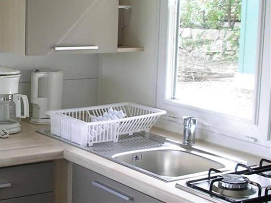 Camping Sites et Paysages - Le Petit Bois - Mobilheim 4 personen - Cottage Comfort Murier in Ruoms, Ardèche