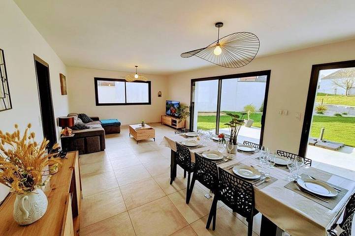 Maison de vacances pour 8 personnes, avec jardin