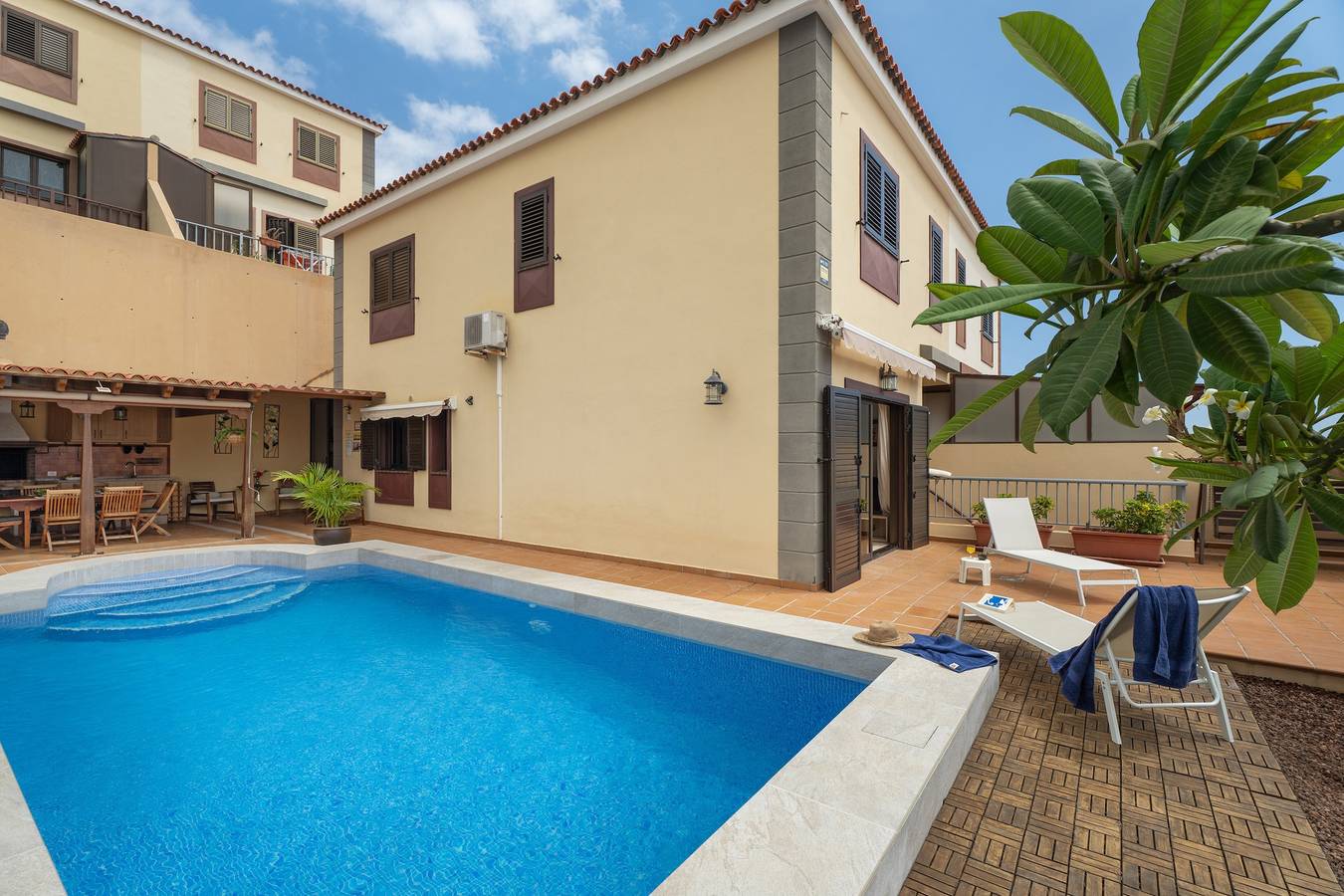 Ferienhaus 'El Chocito' mit privatem Pool, Wlan und Klimaanlage in Candelaria, Teneriffa Süd