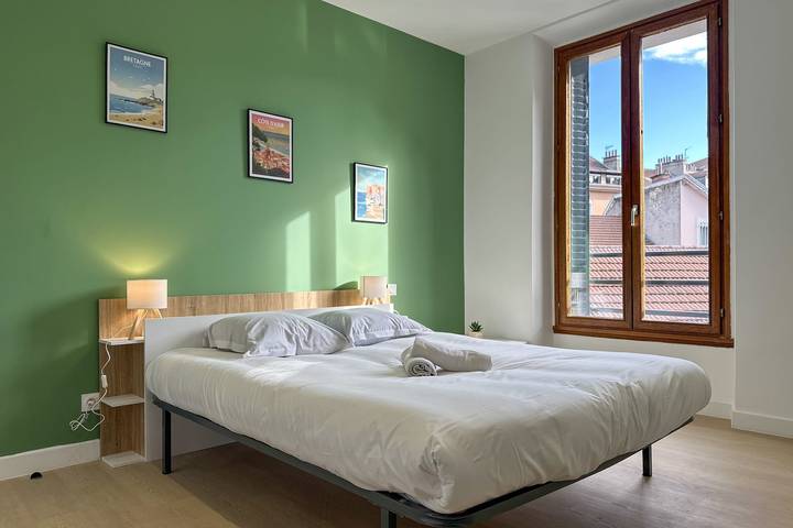 Studio pour 2 personnes, adapté aux familles à Grenoble