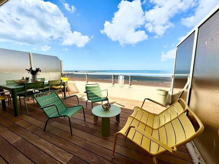 Gîte pour 6 personnes, avec vue et terrasse dans Casino De Pornichet