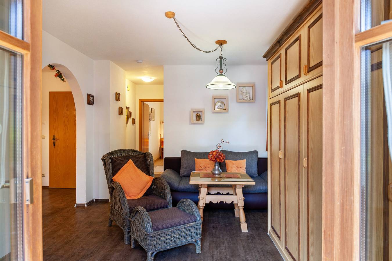 Ganze Wohnung, Ferienwohnung 'Wohnung 2' mit Bergblick, Balkon und Wi-Fi in Mittenwald, Bayerische Alpen