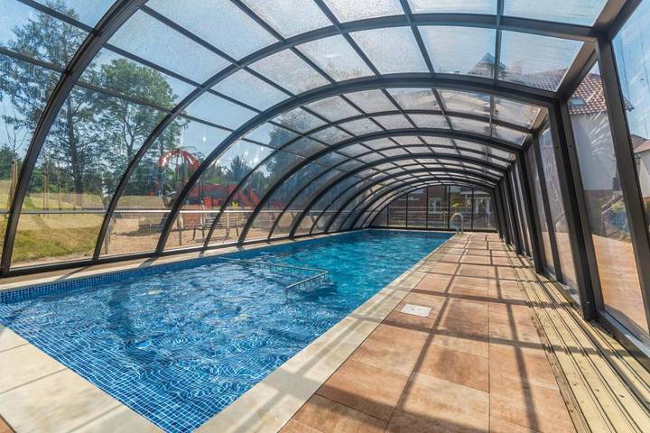 Apartament wakacyjny dla 6 osób, z Balkon i Basen dla dzieci oraz Basen i Widok w Sztutowo