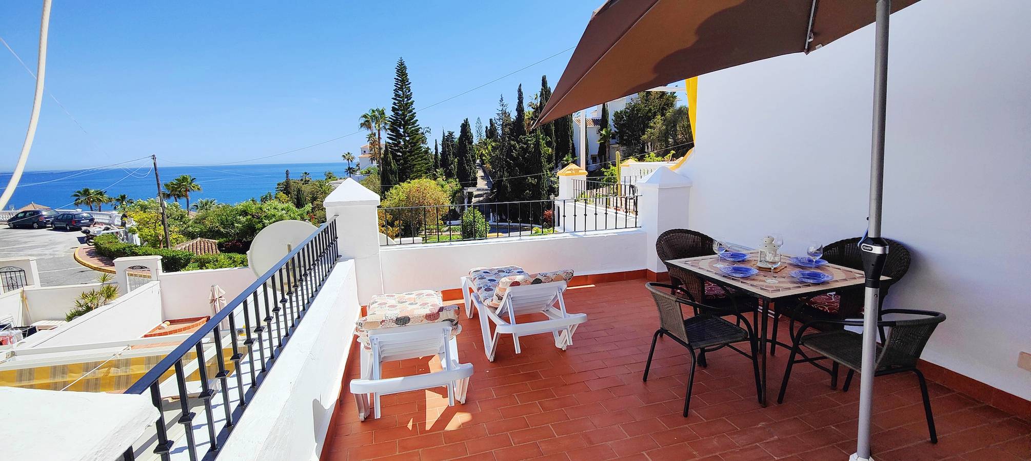 Hel lägenhet, Lägenhet för 2 Personer med barnpool in Torrox Costa, Torrox