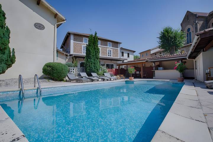 Maison de vacances pour 12 personnes, avec Jardin
