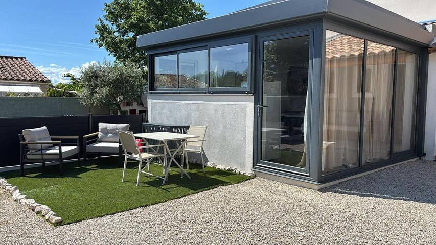 Maison de vacances pour 3 personnes, avec terrasse