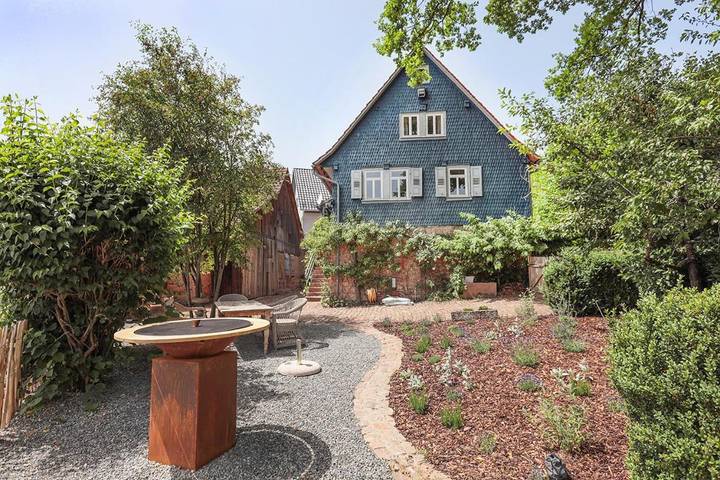 Ferienhaus für 6 Personen, mit Terrasse und Garten sowie Ausblick in Mossautal