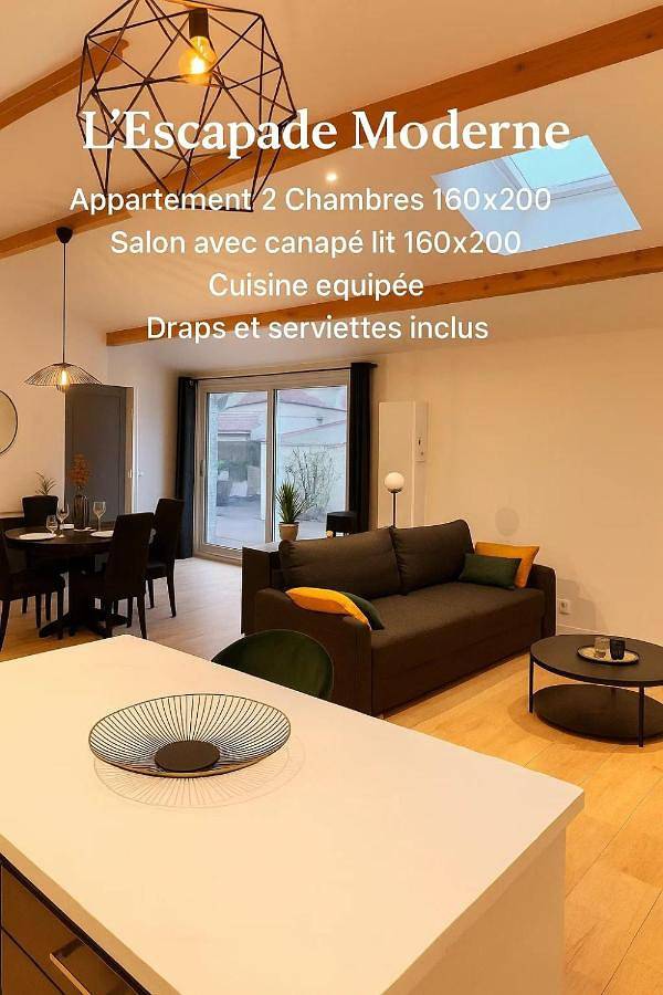 Appartement entier, L'Escapade moderne in Gerzat, Parc naturel régional des Volcans d'Auvergne