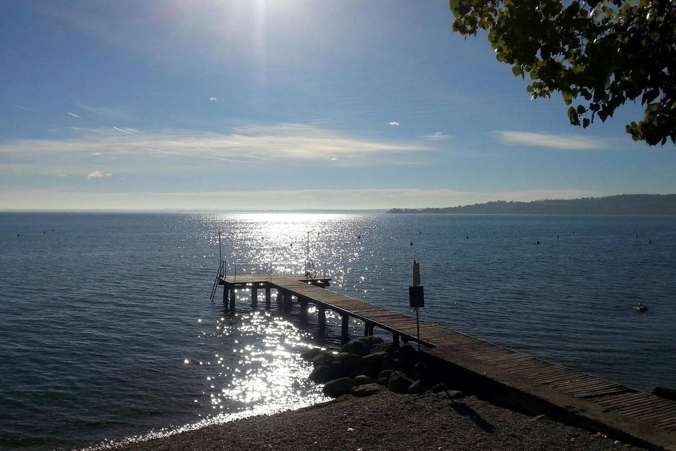 Mobile home im Caravanpark della Colombaia in Padenghe sul Garda, Gardasee-Berge