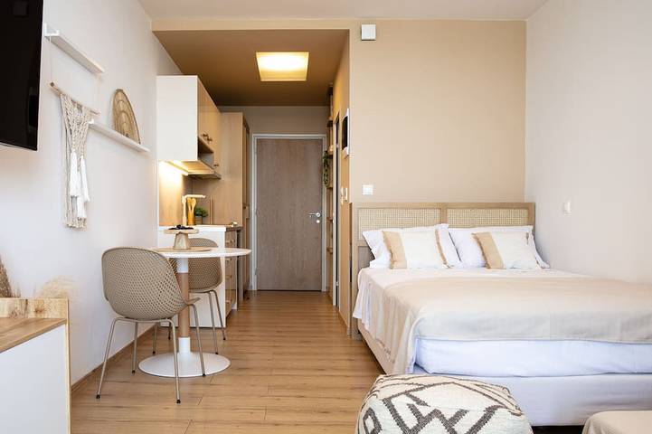 Geheel appartement, Modern SeaView Studio in Rethymno (City), Rethymno en omgeving