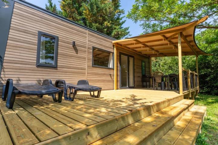 Mobil home pour 6 personnes, avec bassin pour enfant et jacuzzi à Hauterives - 3