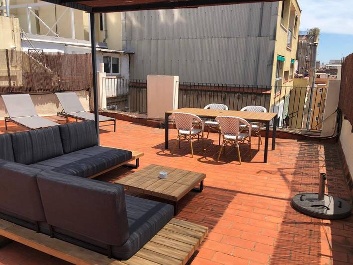 Apartamento vacacional entero, Apartamento Ático con terraza in Centro Barcelona, Barcelona