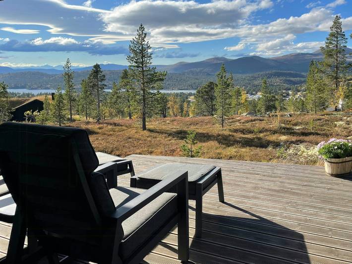 Umweltfreundliche Hütte mit Panoramablick über Savalen in Tynset
