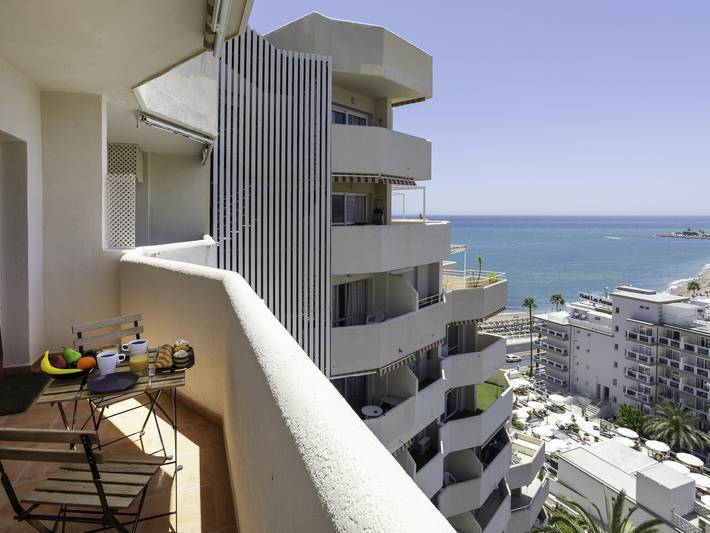 Loft voor 2 personen, met Balkon/Terras en Zwembad in Benalmádena