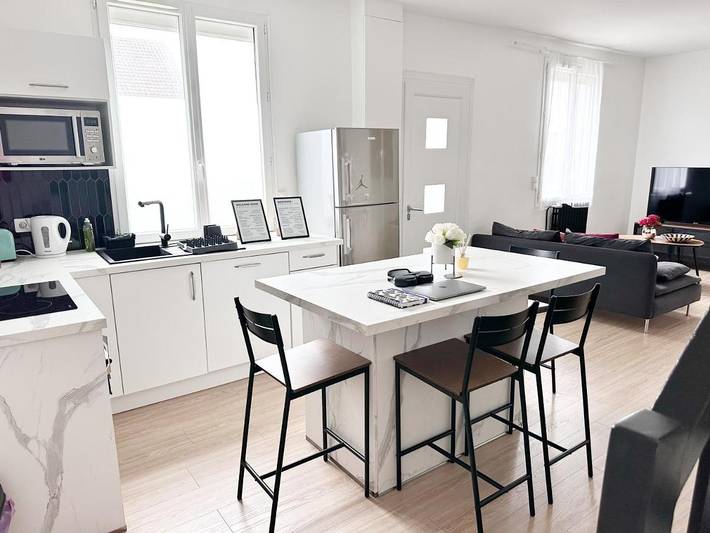 Gîte pour 2 personnes, avec terrasse à Sevran - 4