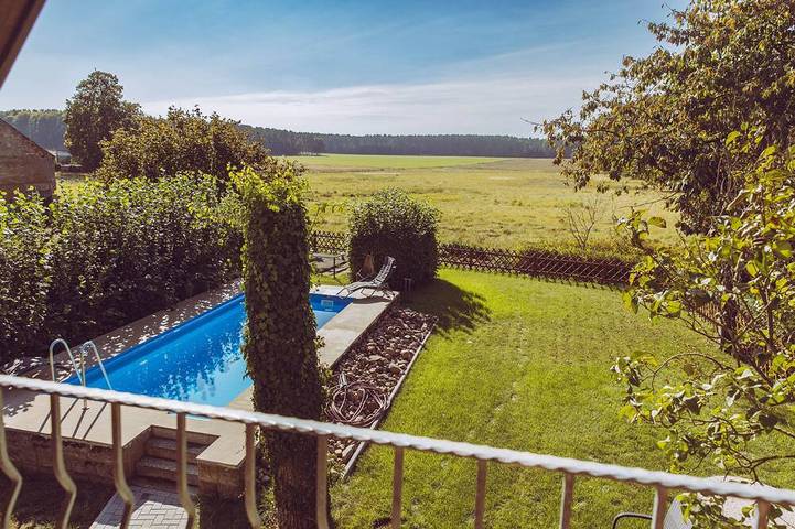 Ferienhaus für 4 Personen, mit Balkon und Garten in Wiesenburg/ Mark