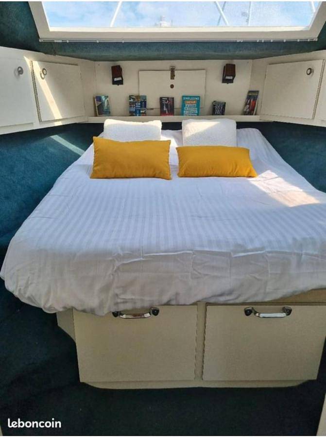 Bateau pour 4 personnes, avec terrasse, animaux acceptés en Normandie - 3