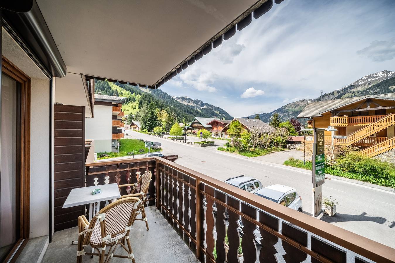 Studio 'Le Blanchot - 4 Pers' avec vue sur montagne, balcon et Wi-Fi in Chatel, Les Portes du Soleil