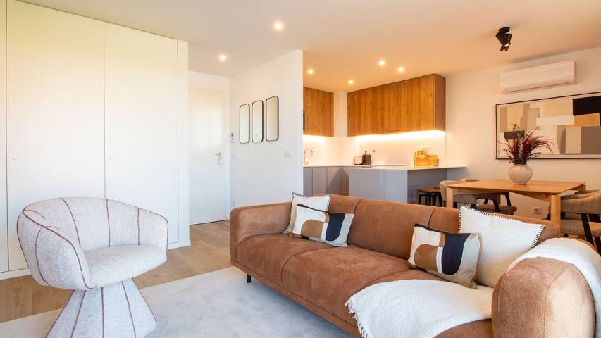 Apartamento de férias para 4 pessoas, com varanda em Leça da Palmeira