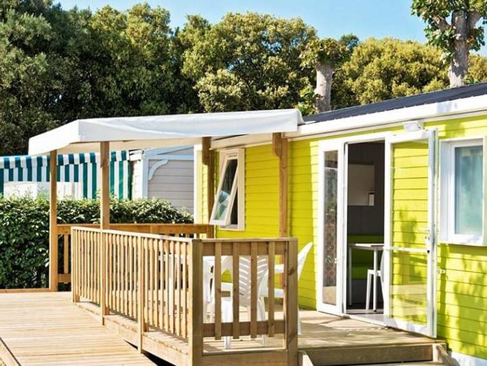 Camping Le Beauséjour - Mobile home 4 persons - Cocoon+ - 2 bedrooms - 34m² - Prm in La Côte Vermeille, Argelès-sur-Mer