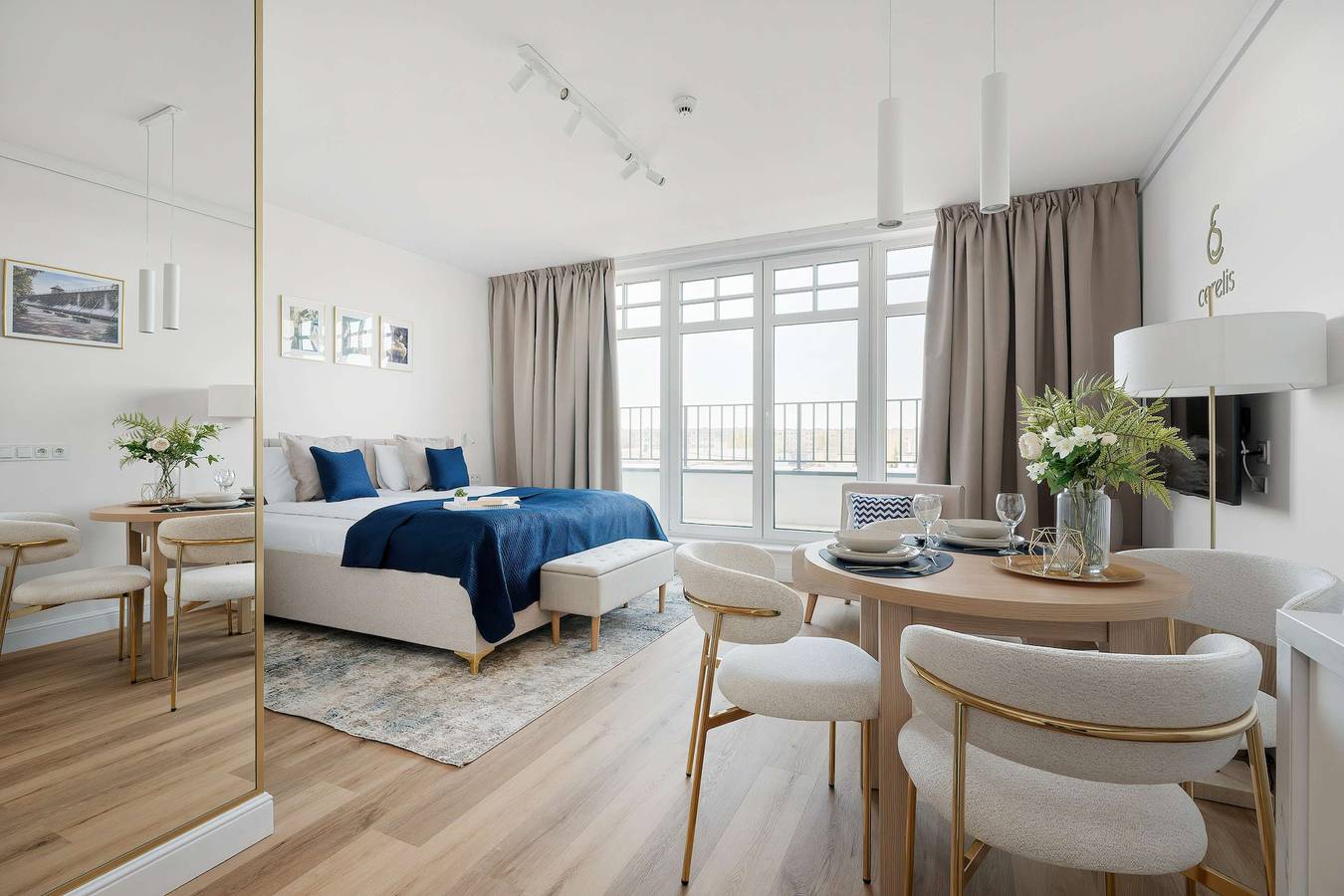 Ganze Wohnung, Eleganckie Studio Blisko Tezni Solankowych z Balkonem i Klimatyzacja by Renters Prestige in Ciechocinek, Kujawien-Pommern