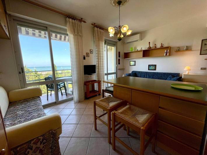 Studio für 4 Personen, mit Meerblick und Balkon/Terrasse in Venetien - 3