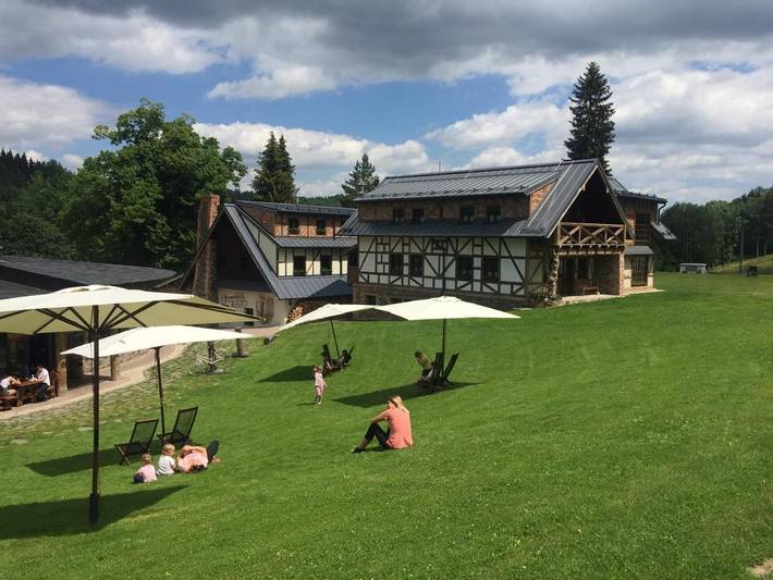 Domek letniskowy dla 4 osób, z Taras w Morawy