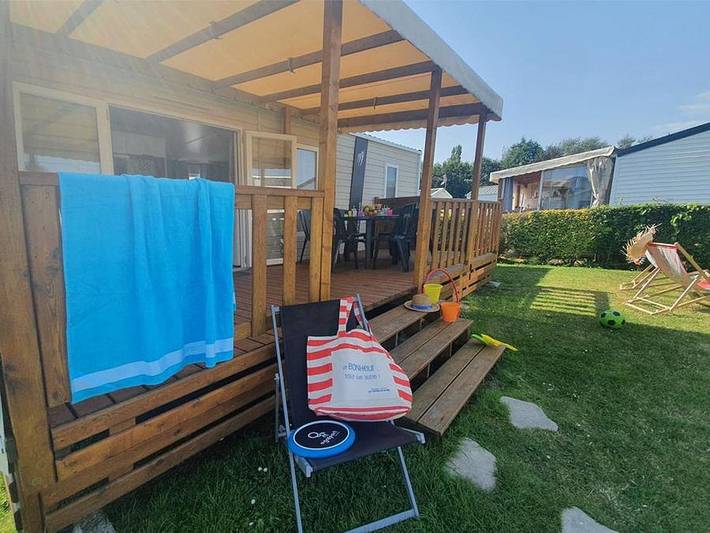 Camping pour 5 personnes, avec sauna et bassin pour enfant en Normandie - 2