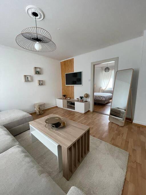 Gîte pour 3 personnes, avec jardin à Bartenheim