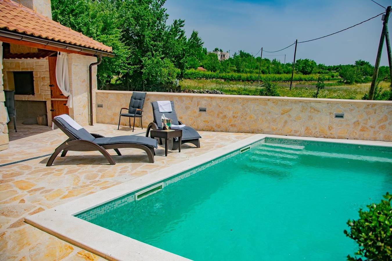 Villa Mara in Drniš in Dalmatinisches Zagora