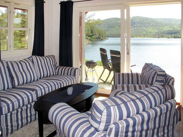 Ferienhaus für 4 Personen, mit Seeblick und Terrasse in Süd-Norwegen - 4