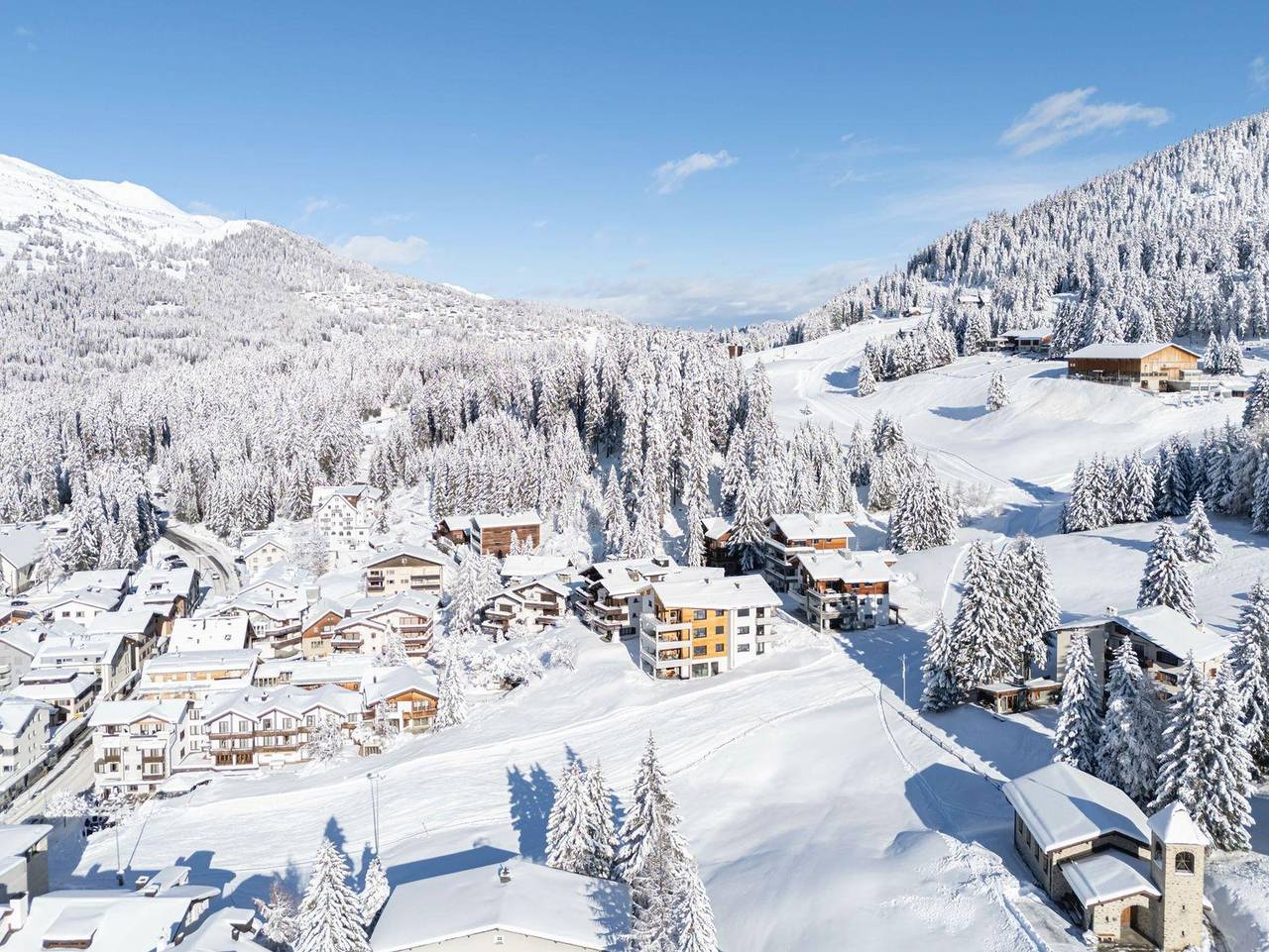 Ganze Ferienwohnung, Studio Bossihang - 1. Zimmer Studio in Vaz/Obervaz, Plessur Alpen