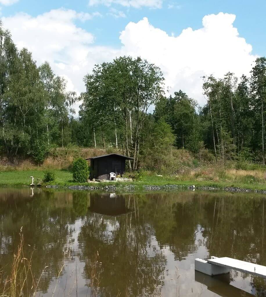 Ferienwohnung Brigitte Frank - Ruhige Ferienwohnung (80qm) mit eigenem Weiher in Bärnau, Ostbayern