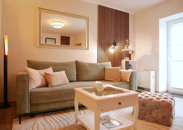 Ferienwohnung für 2 Personen, mit Balkon und Ausblick