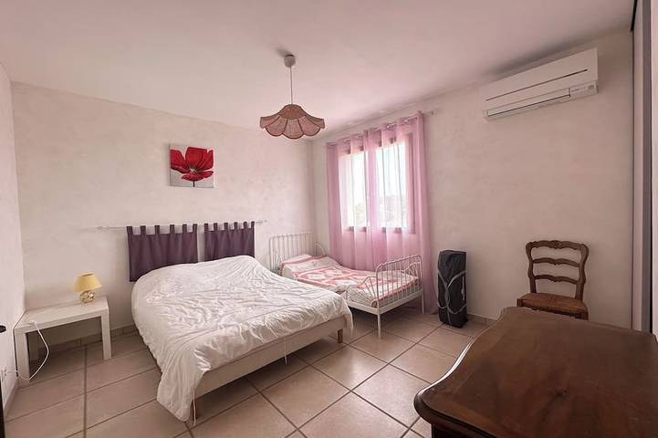 Villa for 8 with air conditioning and parking close to the sea in Lunel, Costa mediterránea (Francia)