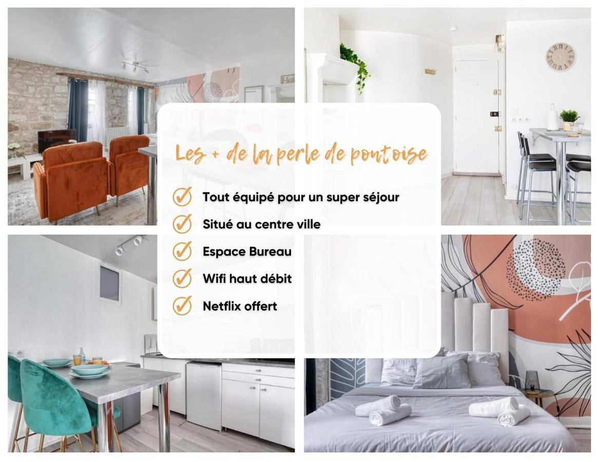 Appartement entier, La Perle de Pontoise - studio proche Paris Jo Paris 2024 in Pontoise, Val-d'Oise