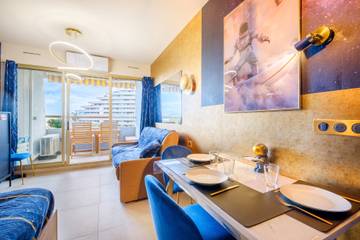 Studio für 4 Personen, mit Balkon in Provence-Alpes-Côte d'Azur