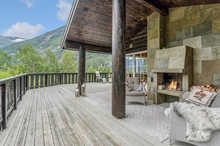 Ferienhaus für 10 Personen, mit Seeblick und Ausblick sowie Garten und Sauna, mit Haustier in Stryn - 3
