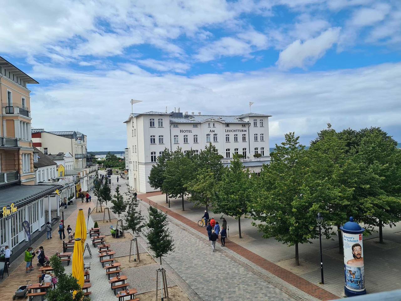 Apartamento entero, Traumhafte 1-Zimmer-Ferienwohnung mit Balkonterrasse und Leuchtturmblick in Warnemünde Strand, Rostock