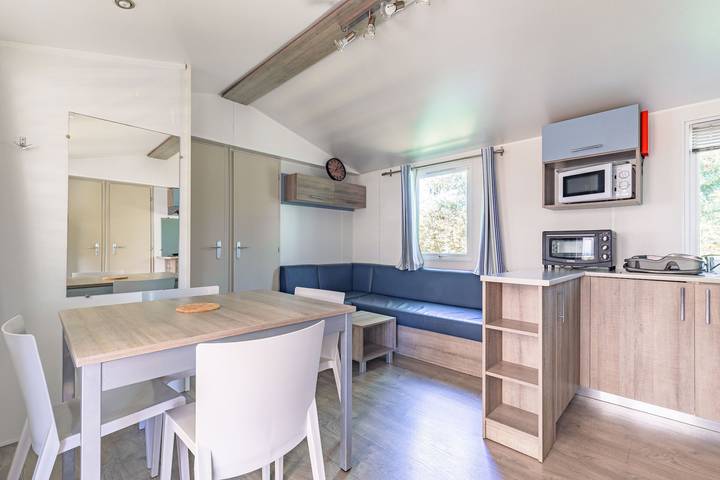 Mobil home pour 8 personnes, avec jardin et bassin pour enfant, animaux acceptés à Saint-Georges-d'Oléron - 4